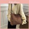 Shoulder Color Solid Bag Retro Winter Lazy Style Large Capacity Crossbody Bag