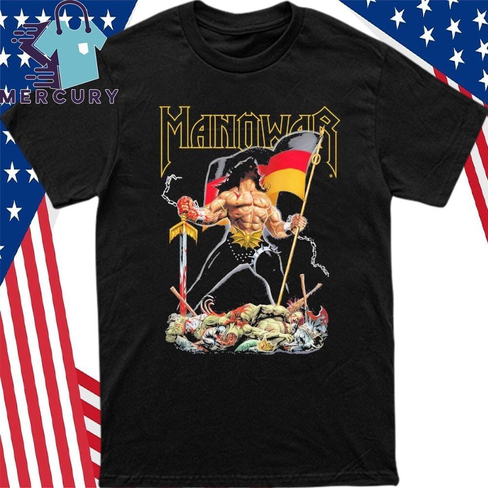 Manowar Warriors Of The World Германия 2025 Футболка Унисекс Футболка S