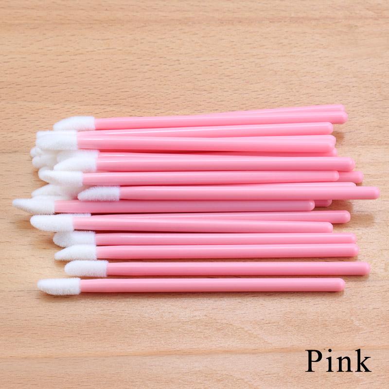 50Pcs Crystal Eyelashes Brush Individual Lash Removing Cleaning Mascara Applicator Makeup Brushes Eyelash Extension Tools