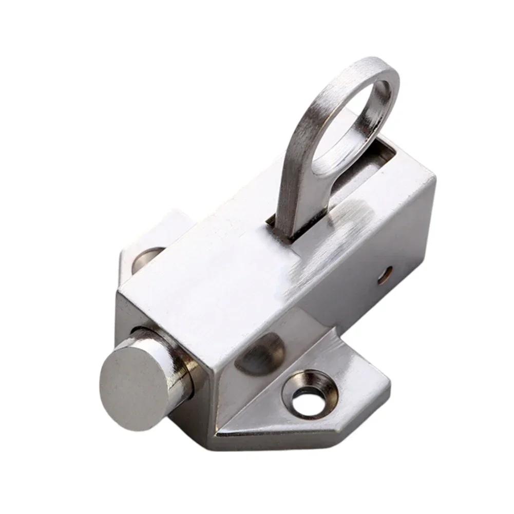 Self-closing Latch Bolt Aluminum Alloy Automatic Spring Latch Door Window Latch Push-pull Bolt Furniture Security Bolts