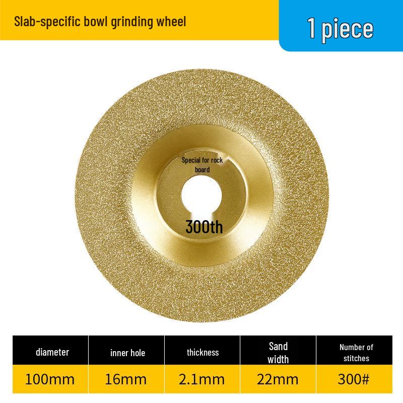 Ultra-Fine Angle Grinder Disc for Sintered Stone, Tile Edging, Marble Chamfering, Ceramic and Glass Trimming, Bowl Grinding Wheel
