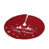 New Year Cloth/Linen Xmas Layout Floor Mat Cover Xmas Decor Christmas Carpet Xmas Tree Skirt
