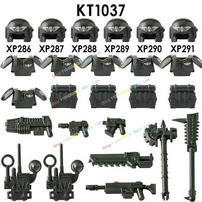 KT1037 WM6147 Moderno Soldado de Asalto Cuerpo a Cuerpo de Ingeniería Fuertemente Armado Comandante Cuerpo de Señales Modelo Bloques MOC Ladrillos Set Juguetes