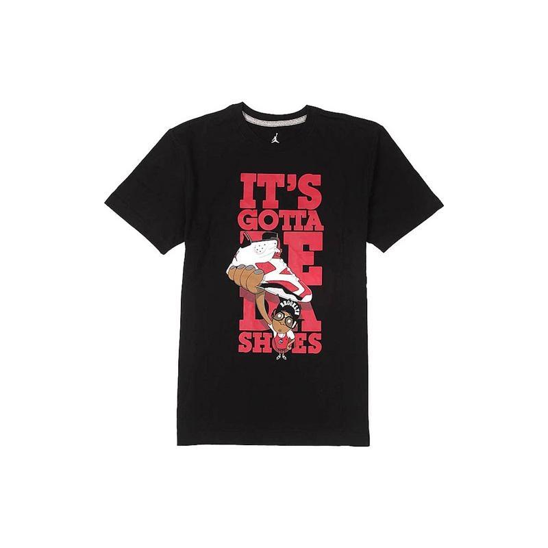 Nike AS IT S GOTTA BE DA SHOES T-shirt  Black  Men s 635707-010 S