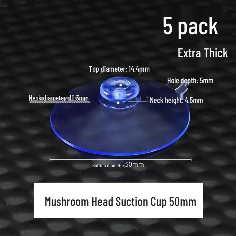 Transparenter Saugnapfhaken für Glas, Fliesen und Auto-Werbung