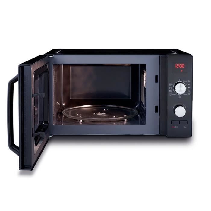 Micro-ondes Flama Noir 1837FL - 800W - 23L - 9 programmes automatiques