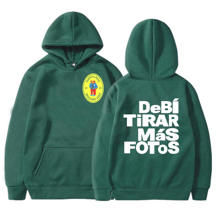 DTMF Debí Tirar Más Fotos 2025 Nové Album Mikiny Bad Bunny Slavný Zpěvák Mikiny Grafický Potisk Oblečení Dámská Mikina Dívky