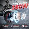 Electric Scooter with Seat - Ladped H2 PRO - 30 Km/h - 350W Motor - 36V/9 Ah - 8.5” Tires - Foldable Adult Scooter