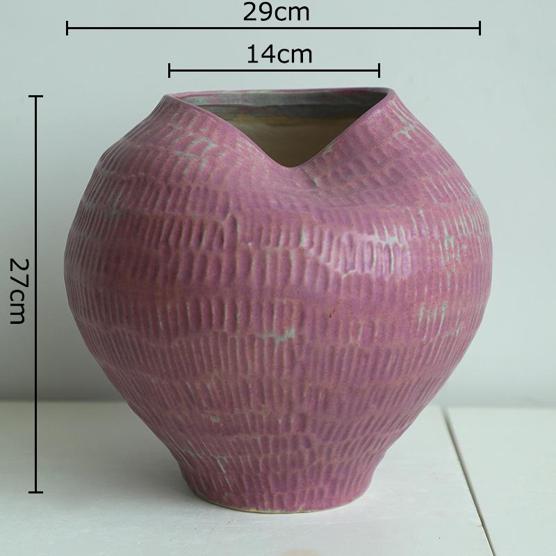 

Classical Pottery Jar Porcelain Vase Retro Plant Pot Table Decoration Flower Arrangement Floral Vases Room Aesthetic Decor