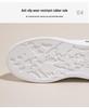 2024 Women's White Korean Style Thick Sole Sneakers: Versatile Autumn Casual Shoes