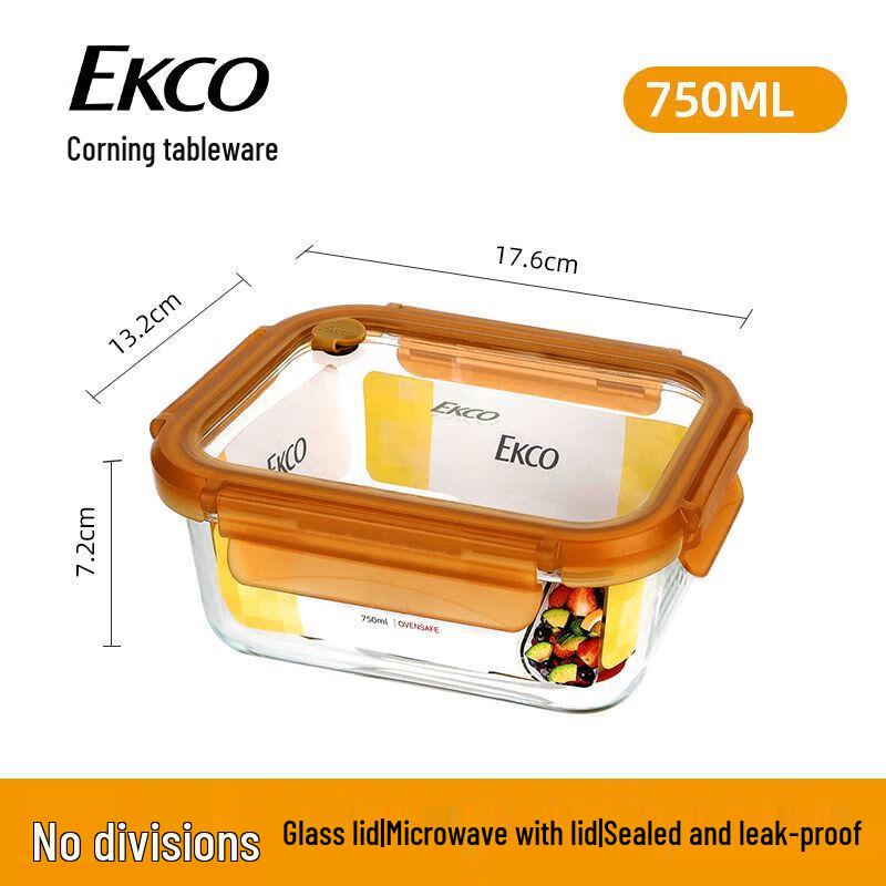 EKCO Corning Glass Food Storage Container