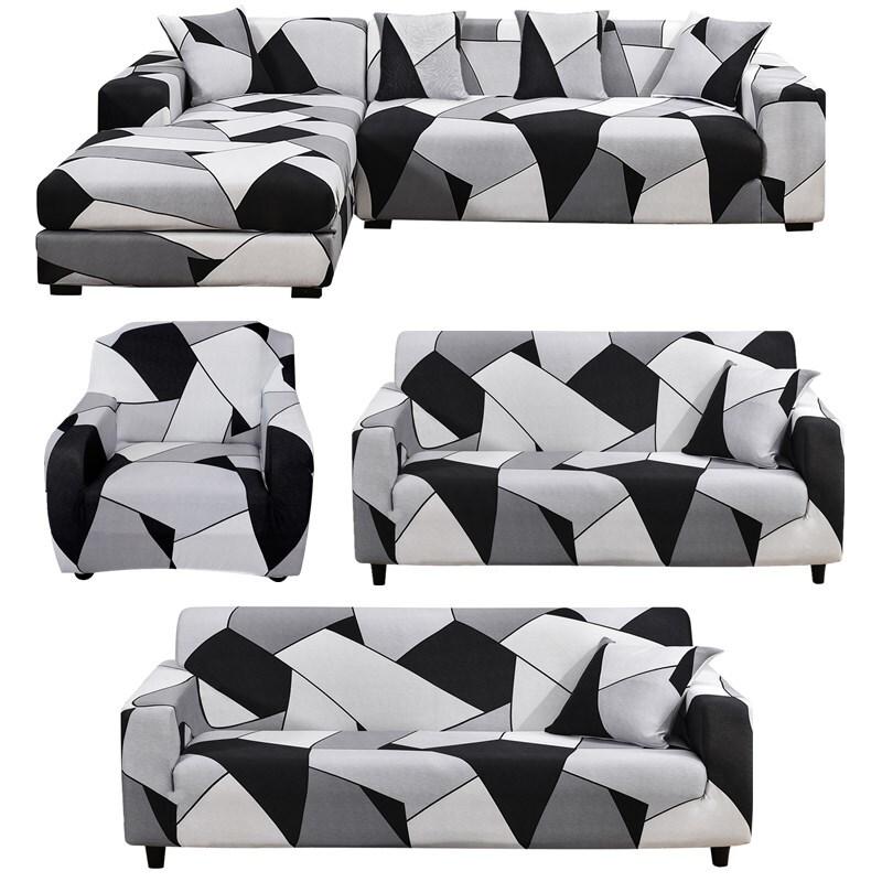 Sofa Cover Stretch Chair Sofa Covers Elastic Sofa Cover for 1-4 Seater L Shape