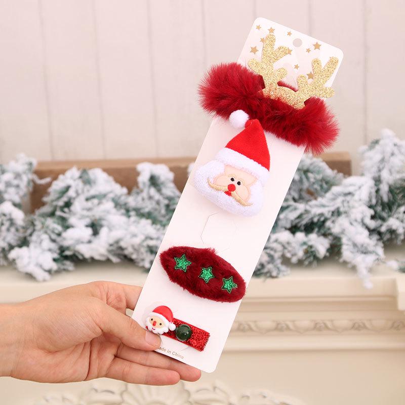 2020 Christmas Gift Set: Hair Clip, Brooch, and Bracelet