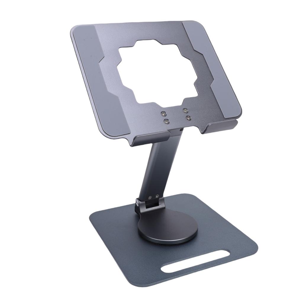 Aluminum Alloy Tablet Stand Rotating Foldable Adjustable Desktop Phone Tablet Holder Hollow Out Heat Dissipation for