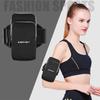 HAISSKY Zipper Reflective Running Armband Bags For iPhone 17 16 Pro Max 17Air 15 Plus Xiaomi Samsung Sports Elastic Wrist Pouch 6