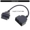 Professional 22 Pin To 16 Pin OBDII Adapter Against  Interference OBD Cable Automotive Diagnostic Accessory for Vehicles