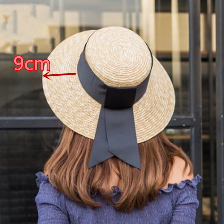 

202605-shi ins chic wide brim summer beach modern fancywork style Hot sale handmade straw women sun hat leisure beach lady cap head size 57cm