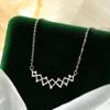 Silver Dream Catcher Lace Necklace - Simple, Luxurious Design for Women