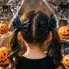 Sparkly Hair Bows for Parties Halloween Bat Bow Clips Women Girls, Glitter Wing Hairpin Girls Ponytails And Braids, Cute Holiday Accessories