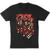 The Cars Short Sleeve Checkered Band Shirt All Size Unisex Black T-shirt NG177 Unisex T-Shirt