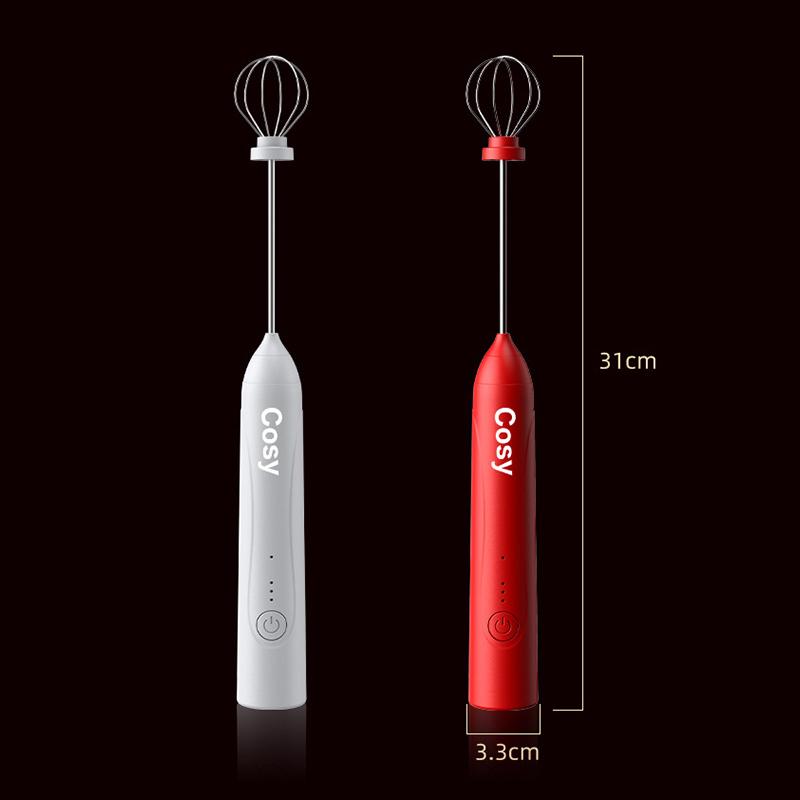Electric Milk Fr E Beater Kitchen Dri Foamer Whisk Frothy Blend Whisk Mixer Stirrer for Coffee Cappuccino Bubble Maker