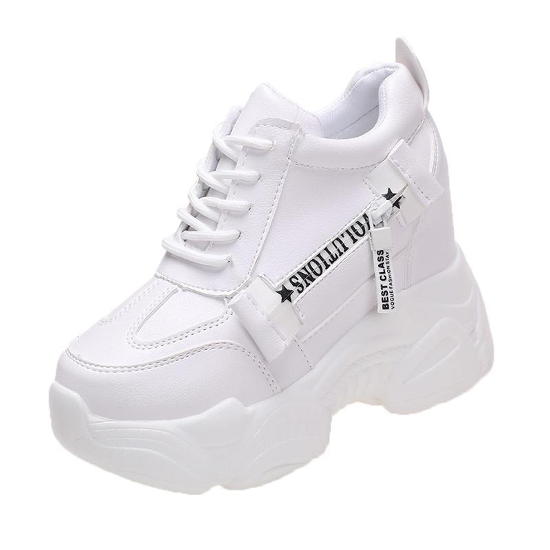 New Platform Shoes for Women 11CM Comfortable Non-slip Women Boots Casual Flats Designer Shoes Chunky Sneakers