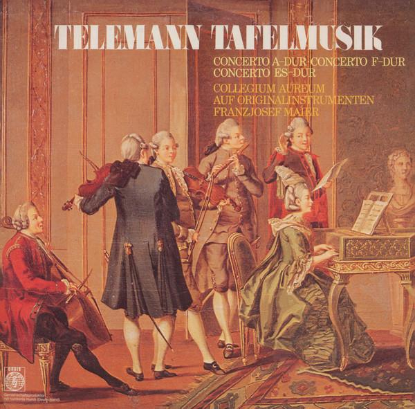 

LP Record TELEMANN COLLEGIUM AUREUM FRANZJO Tafelmusik Concerto ADur Concert 667485 Orbis Germany Classical Used