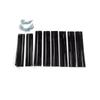 Universal Car Side Skirt 8 Pcs 2.2m Winglet Splitters Lip Side Spoiler For Peugeot 207 307 308 407 408 508 2008 3008 4008 5008