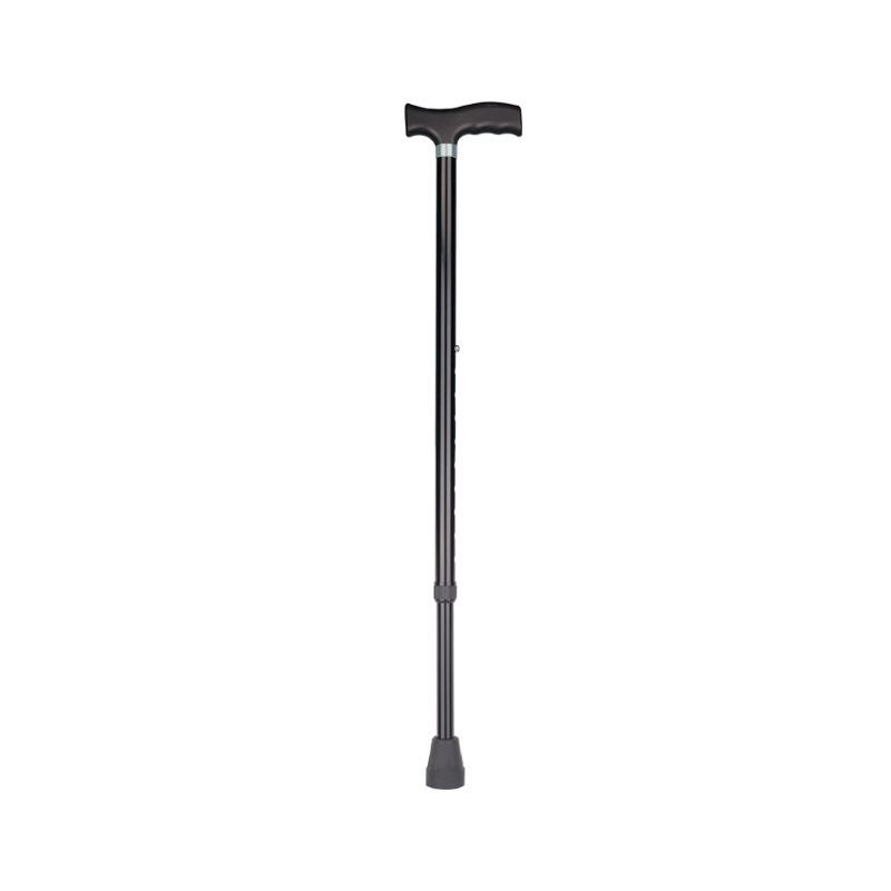 Adjustable Anti-Slip Four-Legged Walking Cane for Seniors - Lightweight Aluminum Alloy and Stainless Steel
