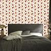 Turkey Wallpaper in White, Cream, Beige and Orange for Living Room and Bedroom 50x1000