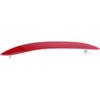 Keenso Rear Bumper Reflector, 1 Pair Left & Right Rear Bumper Reflector for 5 Series E60 2003-2007 63146915039 63146915040