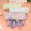 Cute Heart Pen Bag Student Stationery Bag Pencil Case Multifunctional Stationery Organizer Zipper Pouch School Supplies
