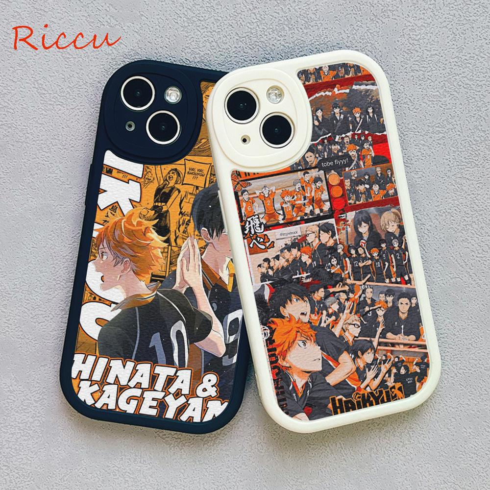 Volleyball Haikyuu Anime Phone Case for Iphone 14 13 11 12 Pro MAX 13 12 MiNi 7 8plus 14 13 11 PRO X XS 12 11 XR Lambskin Covers