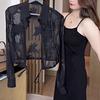 Summer Fashion Loose Casual Sunscreen Top Women Long Sleeve Cardigan Shirt Ladies All-match Buttons Blouse