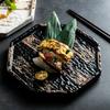 Kreativní vynikající keramické talíře Japonský styl Restaurace Mořské plody Sushi Jídelní talíř Domácí Odpolední čaj Dezert Ovocný talíř