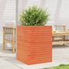 VidaXL Planter Wax Brown 50x50x68.5 Cm Solid Pine Wood, Outdoor Planter, Flower Box, Tomato Planter, 3282466