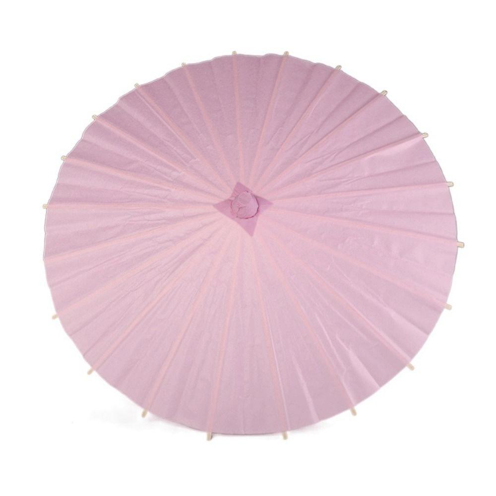 

Традиционный бумажный зонтик ручной работы, винтажный зонтик из чистой бумаги, зонтик из промасленной бумаги, детский 20cm розовый