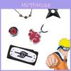 Ensemble Collier Bague Inspiré de Naruto Plastique ABS Cadeau Fan d'Anime Personnages)