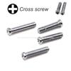 10 Größen Edelstahl Uhrengehäuse Schrauben Ersatz Uhrengehäuse Rückseite Schrauben Reparatur Werkzeugset Dia 1.2mm SRW-TZ Uhrenzubehör