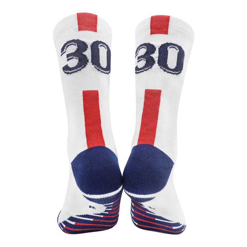 Men's Professional Anti-Slip Mid-Calf Football Socks with Towel Bottom for Training and Casual Sports
