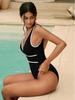 2025 Exclusive Women's Backless Slimming One-Piece Swimsuit
