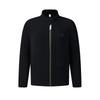 Men's FILA Golf Jackets Men's Pitch Black-BK Stand Collar Fleece-lined Other