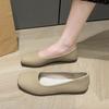 Flat Sole One-pedal Comfortable Soft Sole Grandma Shoes Shallow Mouth Single Shoes Women's Summer 2025 New Mary Jane Doudou Shoes