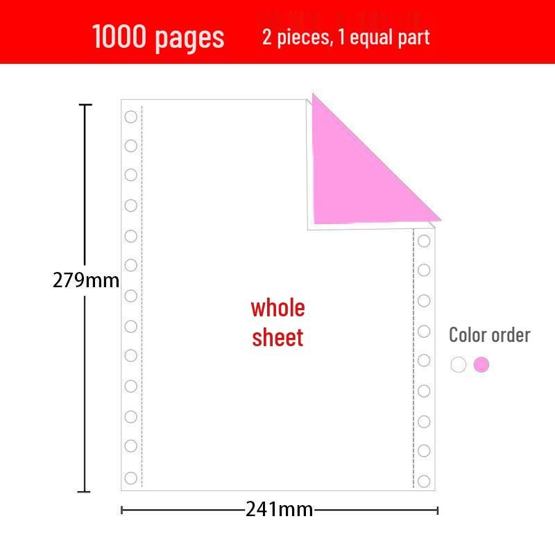 Multi-part Computer Print Paper: One, Two, Three, Four, Five-Part; Includes Delivery Note and Receipt Forms