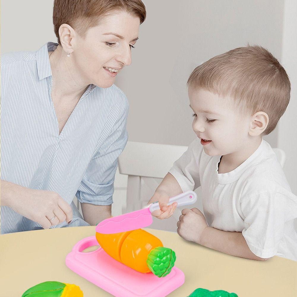 Pretend Vegetables Kitchen Cutting Fruits Toys Play Food Children'S Puzzle Toys Party Favor Gift