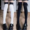 1 Pair Ruffle Calf Socks Calf Tube Frilly Socks Ballet Socks Bows Lace Top Sock