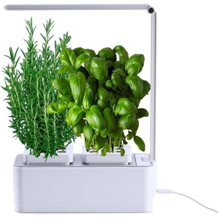 Jardinière Intérieure - amzWOW - Clizia Smart Garden - Hydroponique - Automatique - Blanc