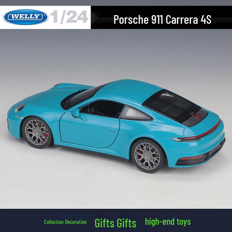 Welly 1:24 Porsche 911 Carrera 4S Alloy Model Toy Car