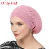 Ladies Lace Cross Headscarf Cap With Soft Lightweight Fabric For Casual Wear