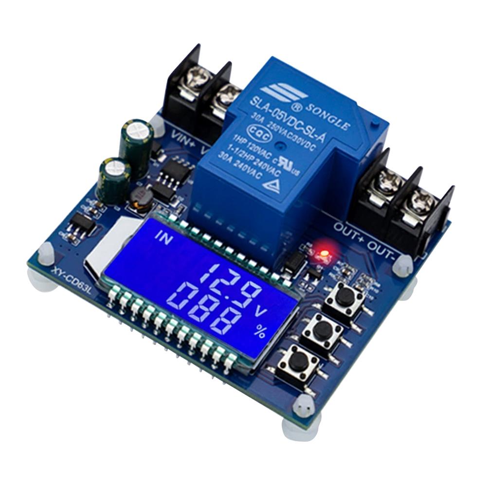

XY-CD63L Модуль відключення низької напруги 30A DC6-60V Захист від дефіциту низької напруги РК-дисплей Захист від перерозряду
